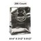 6 1/4'' x 3 1/2'' x 8 1/2'' Metallic Paper Totes for Retail Displays